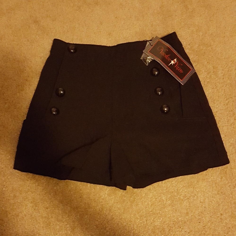 High waist pinup shorts